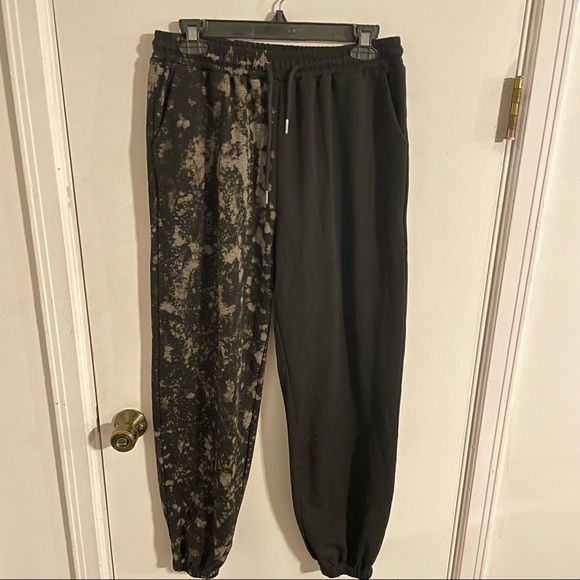 Split Reverse Dye Sweatpants - Picture 1 of 8
